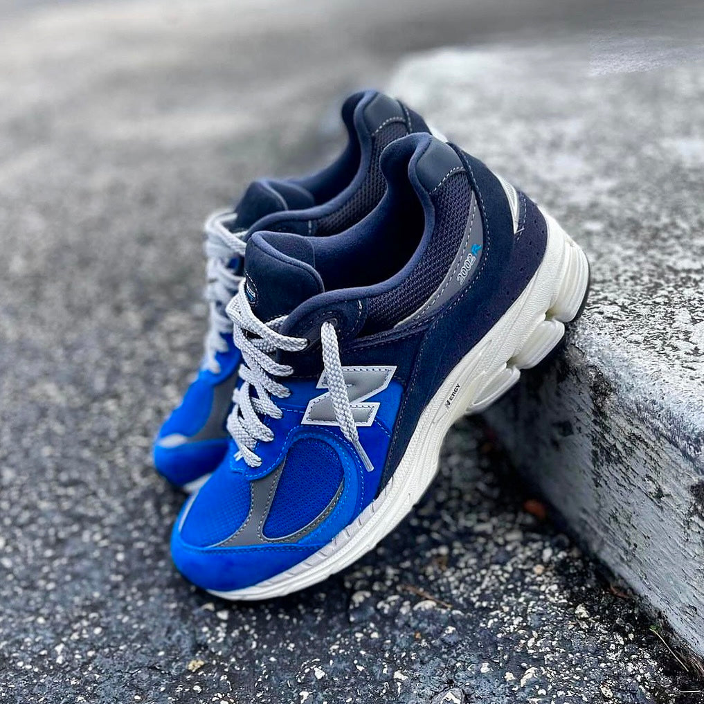 new Ba1an*e 2002 trainers royal navy grey