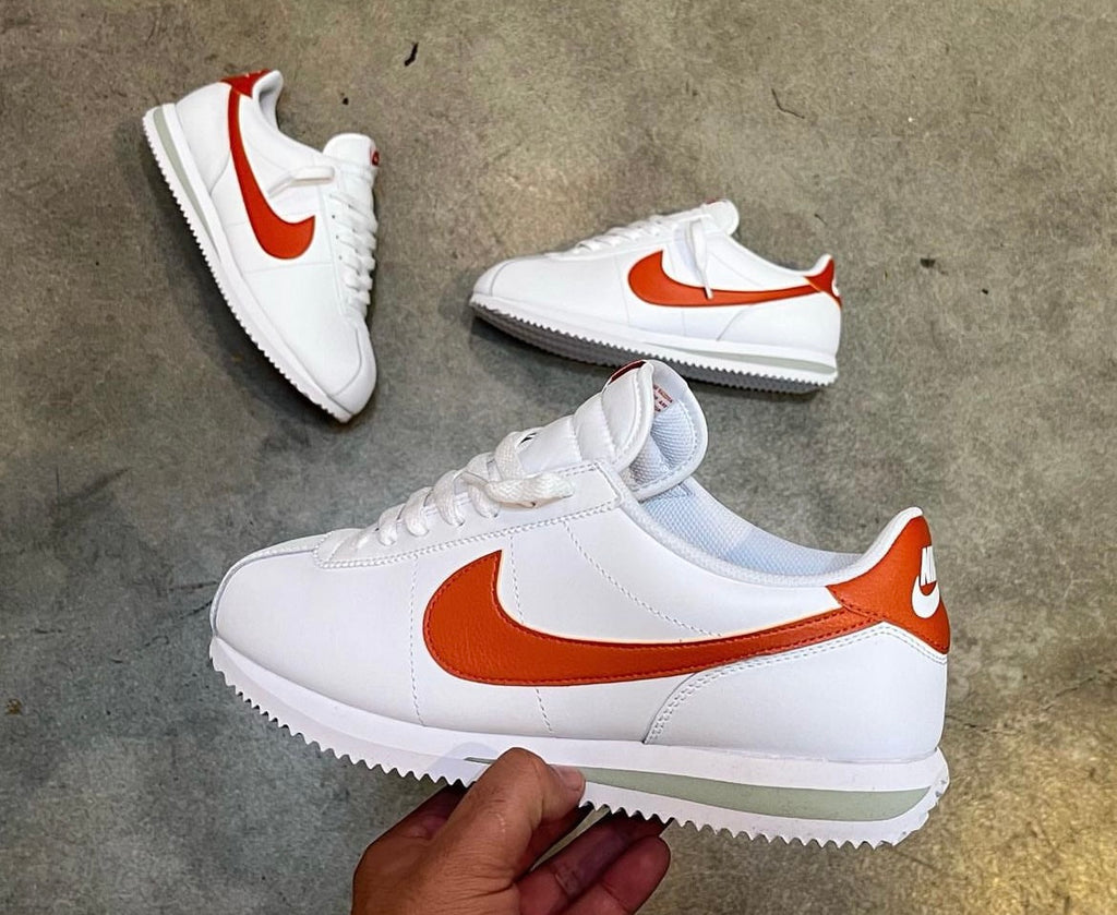 NIKE CORTEZ WHITE BURNT ORANGE