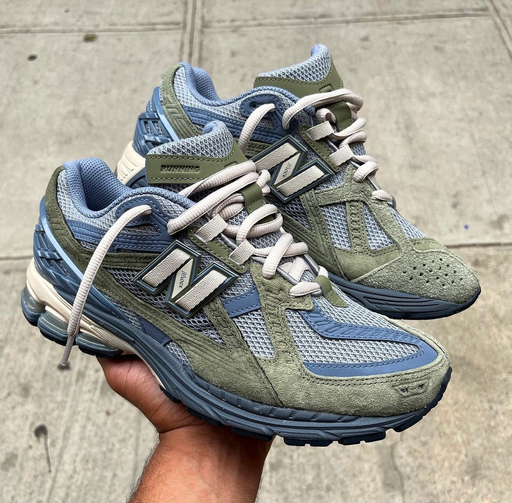 new Ba1an*e x trainers blue green