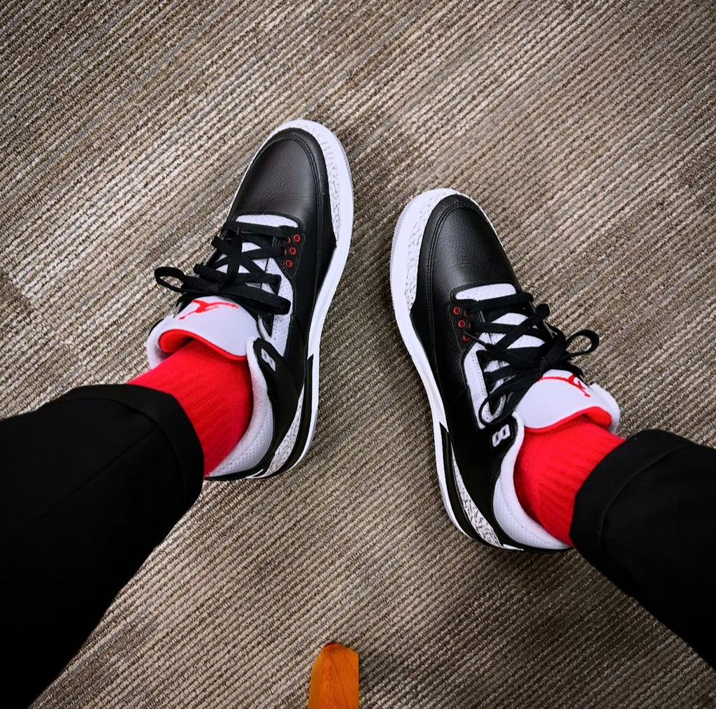 AIR JORDAN 3 BLACK CEMENT