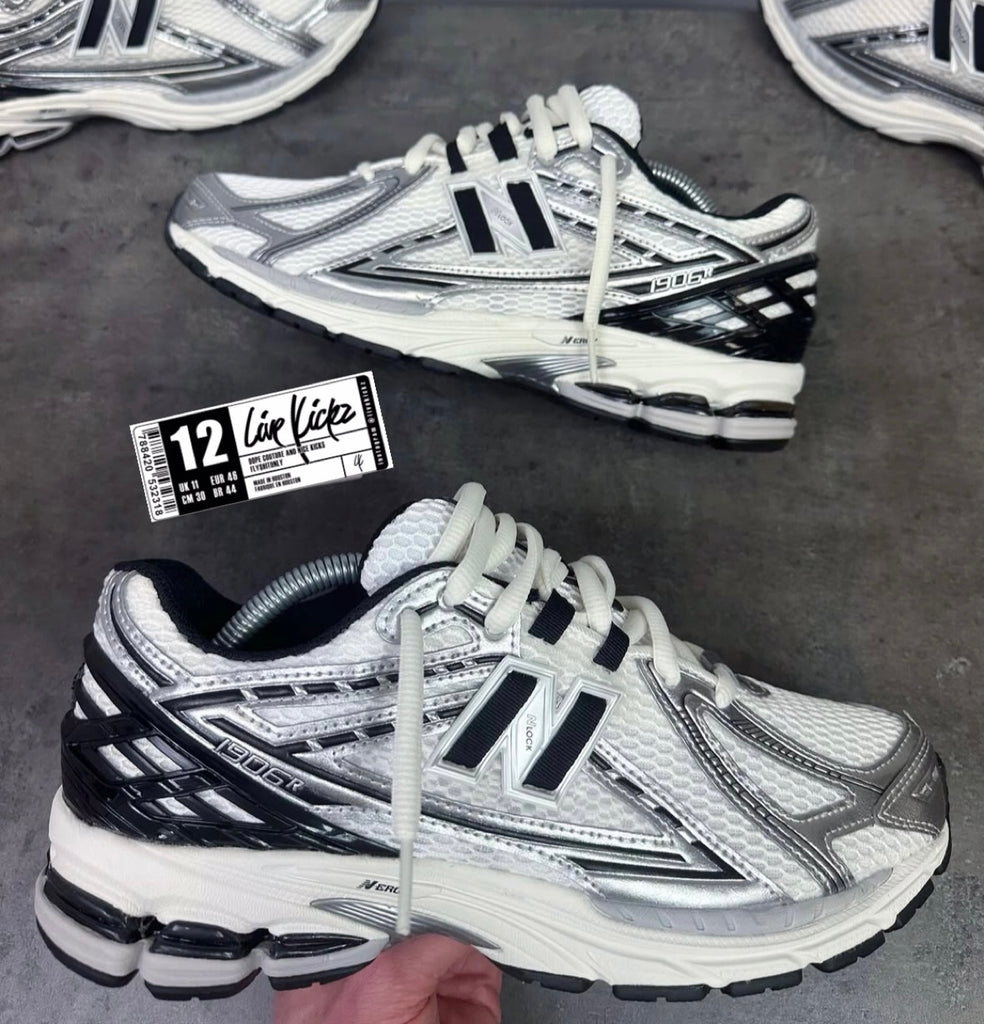 new Ba1an*e 1906 trainers white black chrome