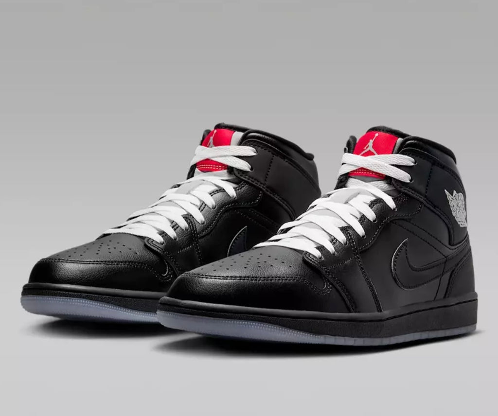 air jordan 1 black clear botT0m