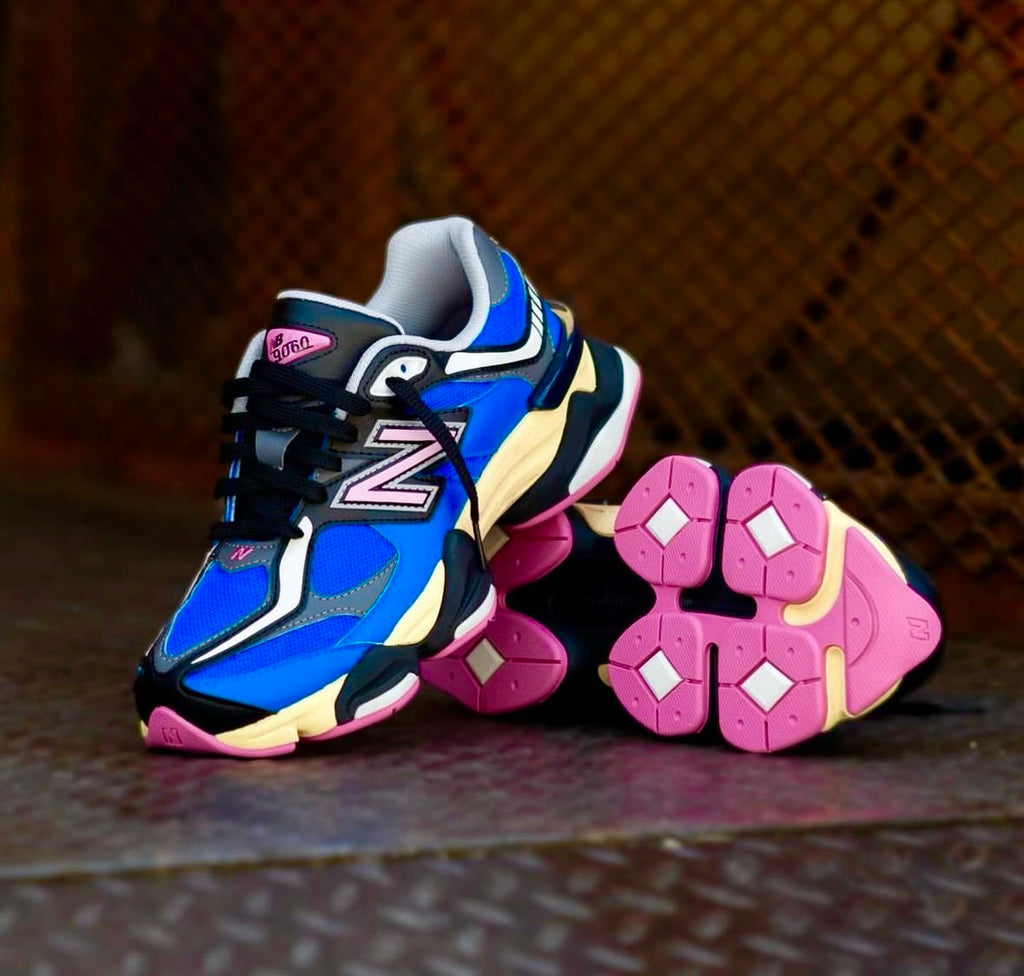 new Ba1an*e x trainer blue pink