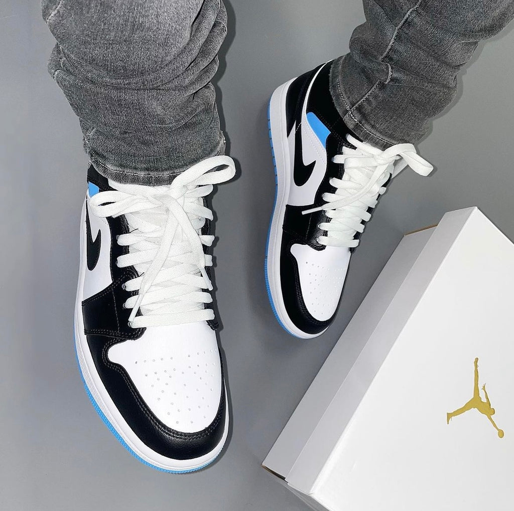AIR JORDAN 1 WHITE BLACK UNIVERSITY BLUE