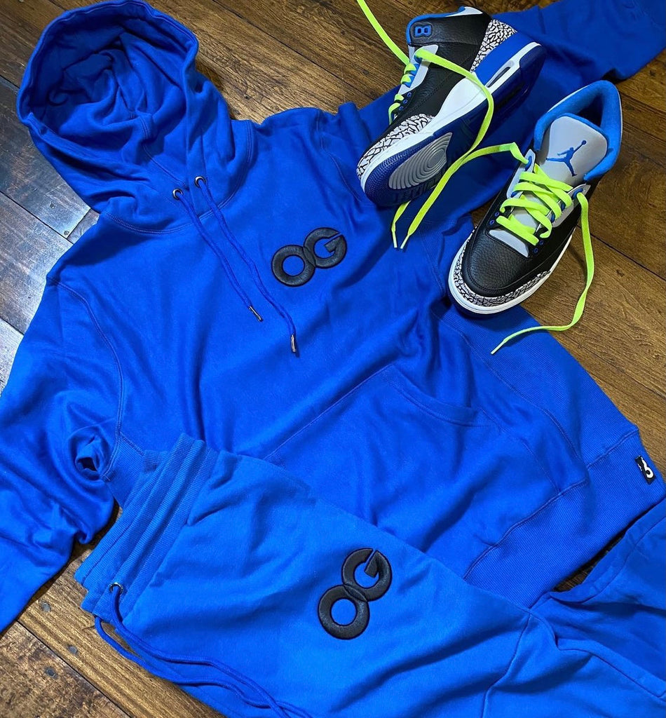 OG SWEATSUIT ROYAL BLACK