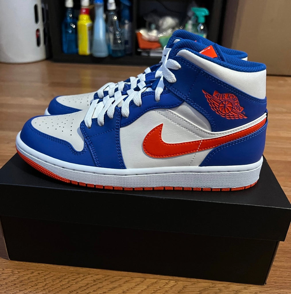 AIR JORDAN 1 ROYAL WHITE ORANGE