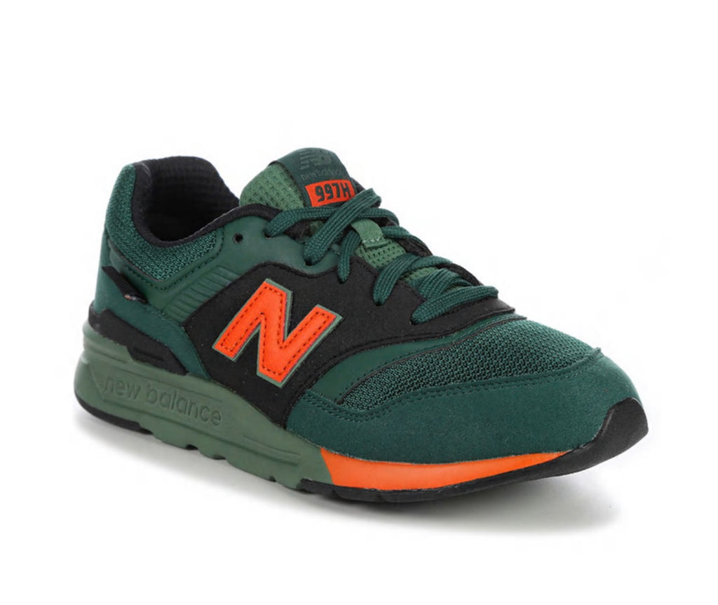 new Ba1an*e trainers forest green orange