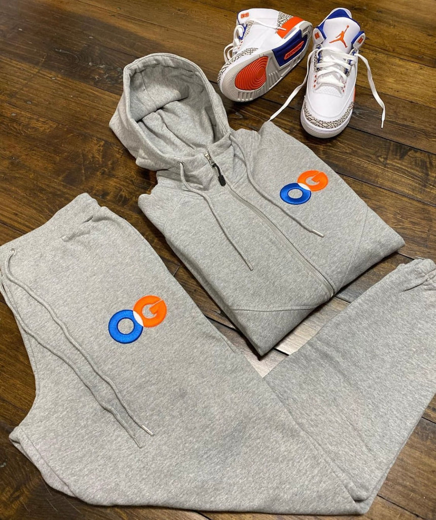 OG GREY KNICKS SWEATSUIT