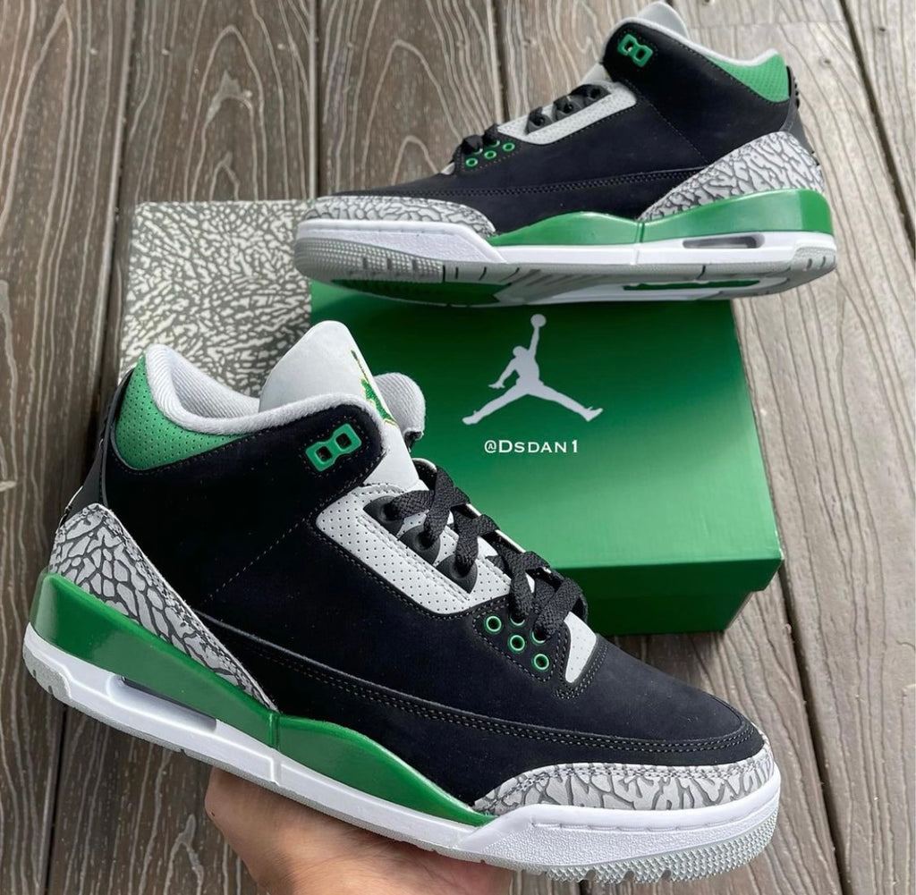 AIR JORDAN 3 PINE GREEN