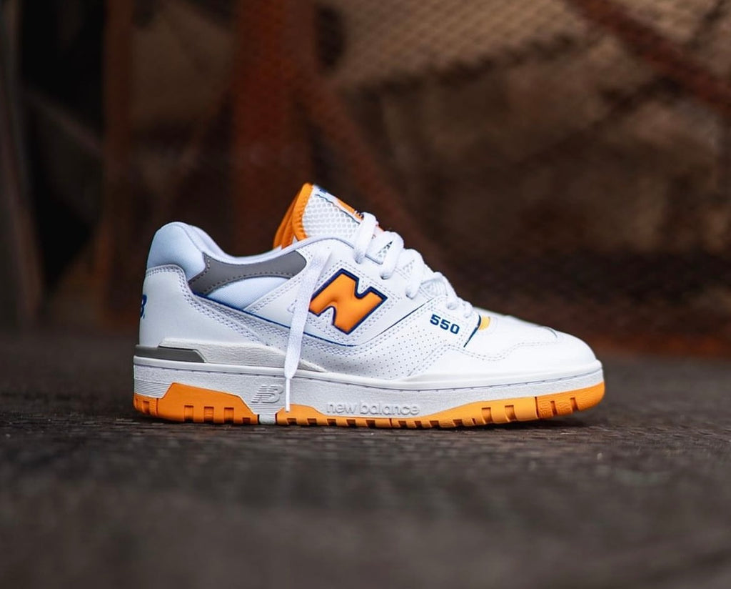 new Ba1an*e classic white high orange
