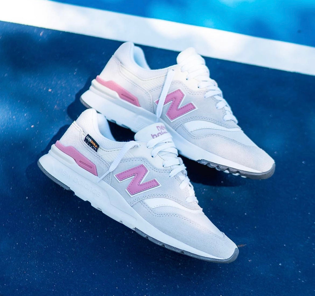 new Ba1an*e trainer grey pink