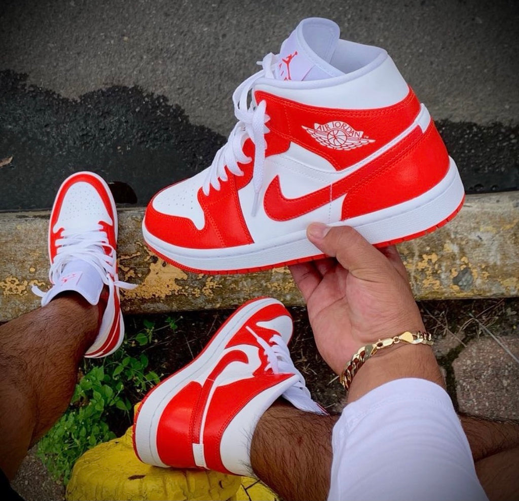 AIR JORDAN 1 WHITE HABANERO