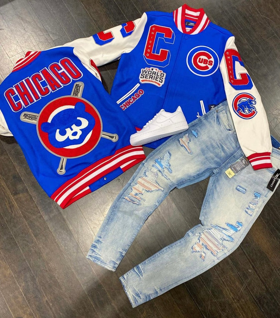 CHICAGO CUBS VARSITY LETTERMAN