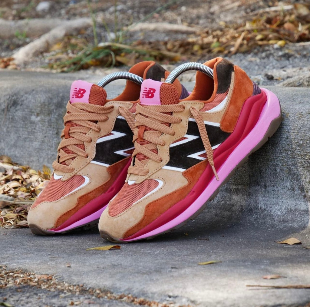 new Ba1an*e trainer brown pink